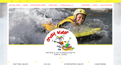 Desktop Screenshot of crazywater-rafting.com